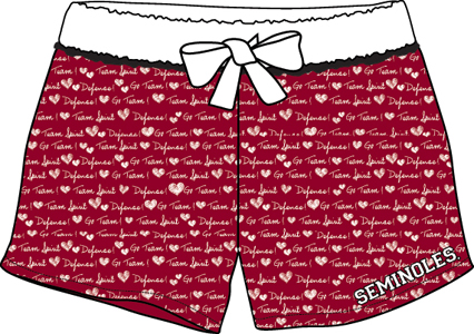 Florida State Women French Terry Print Shorts