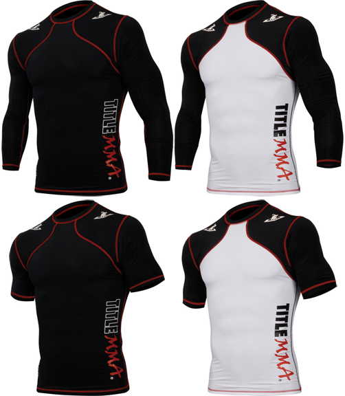 E47911 Title Boxing MMA Quad-Flex Reaper Rash Guards