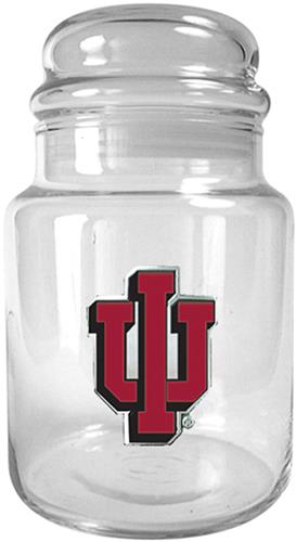 NCAA Indiana Hoosiers Glass Candy Jar