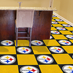 Fan Mats NFL Pittsburgh Steelers Carpet Tiles