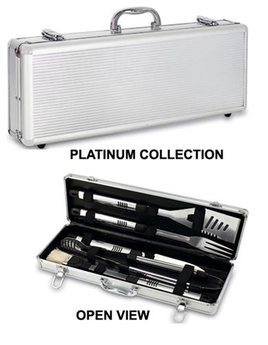 Picnic Time Fiero BBQ Case & Stainless Steel Tools