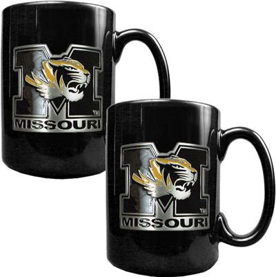 NCAA Missouri Tigers Ceramic Mug (Set of 2)