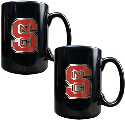NCAA N.C. State Ceramic Mug (Set of 2)
