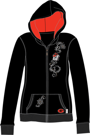 Georgia Bulldogs Womens French Terry Zip Hoody. Free shipping.  Some exclusions apply.