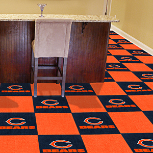 Fan Mats NFL Chicago Bears Carpet Tiles