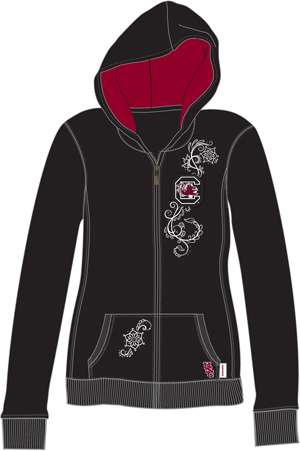 South Carolina Womens French Terry Zip Hoody. Free shipping.  Some exclusions apply.