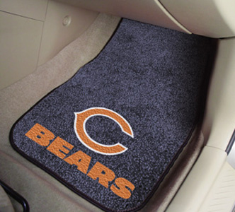 Fan Mats Chicago Bears Carpet Car Mats (set)