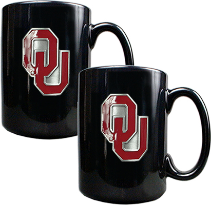 NCAA Oklahoma Sooners Ceramic Mug (Set of 2)