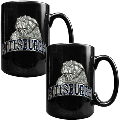 NCAA Pittsburgh Panthers Ceramic Mug (Set of 2)