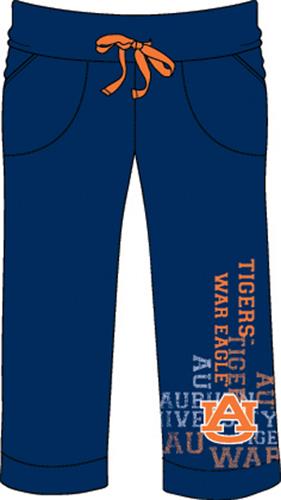 Auburn Tigers Womens Flocked Drawstring Pants. Free shipping.  Some exclusions apply.