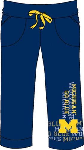 Michigan Womens Flocked Drawstring Pants. Free shipping.  Some exclusions apply.