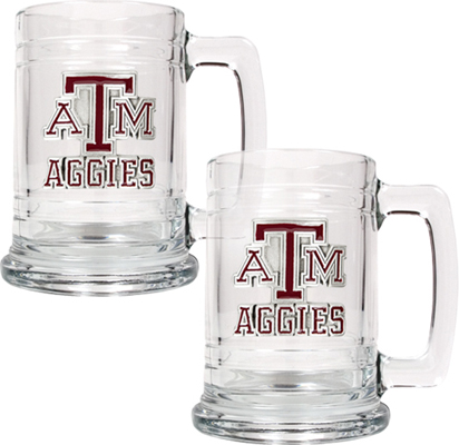 NCAA Texas A&M Aggies 15oz Glass Tankard
