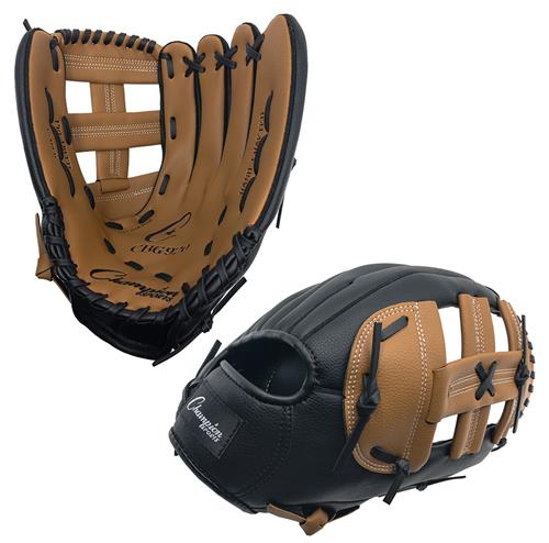 Champion Baseball 13" Leather/Vinyl Fielders Glove