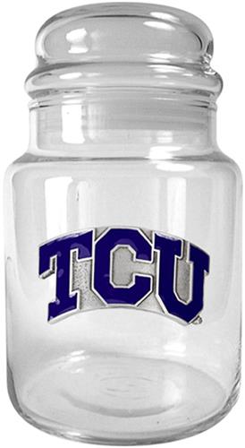 NCAA Texas Christian Horned Frogs Glass Candy Jar