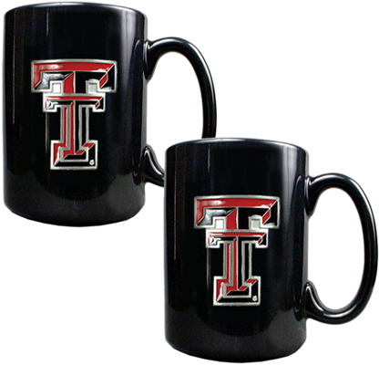 NCAA Texas Tech Red Raiders Ceramic Mug (Set of 2)
