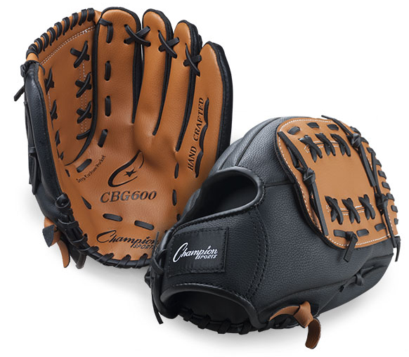 E4853 Champion 11" Leather Fielders Baseball Gloves