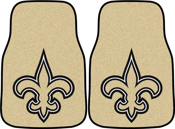 Fan Mats New Orleans Saints Carpet Car Mats Set Epic Sports