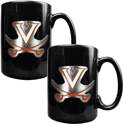 NCAA Virginia Cavaliers Ceramic Mug (Set of 2)
