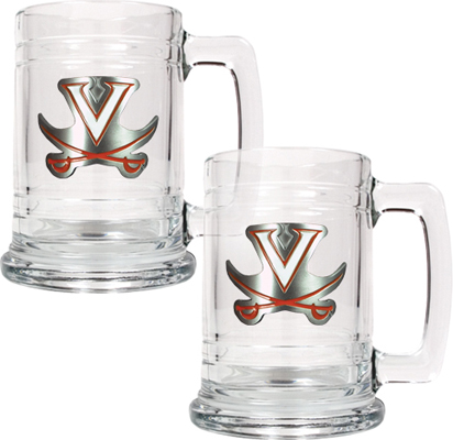 NCAA Virginia Cavaliers 15oz Glass Tankard