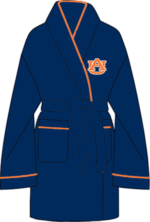 Auburn Tigers Solid Womens Fleece Bath Robe. Free shipping.  Some exclusions apply.