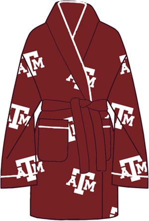 Texas A&M Aggies Womens Fleece Bath Robe. Free shipping.  Some exclusions apply.