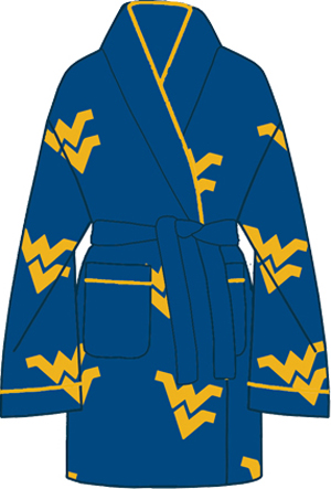 West Virginia Womens Fleece Bath Robe. Free shipping.  Some exclusions apply.