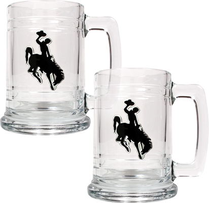 NCAA Wyoming Cowboys 15oz Glass Tankard