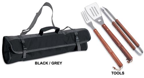 Picnic Time 3-Piece BBQ Tool Set with Tote
