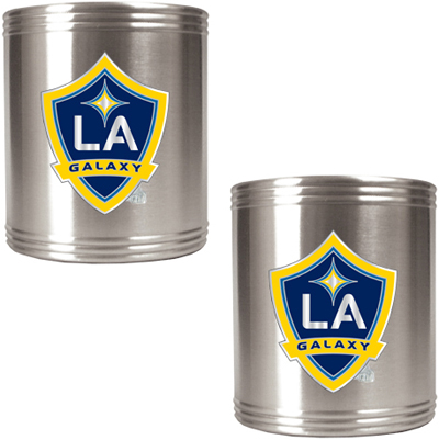 MLS Los Angeles Galaxy Stainless Steel Can Holders