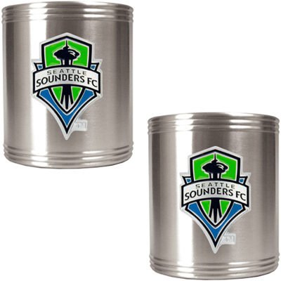 MLS Seattle Sounders Stainless Can Holders