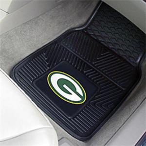 Fan Mats Green Bay Packers Vinyl Car Mats Set Fan Gear