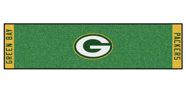 Fan Mats Green Bay Packers Putting Green Mat