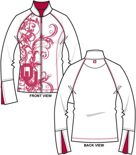 Oklahoma Sooners Womens Premier Yoga Fit Jacket. Free shipping.  Some exclusions apply.