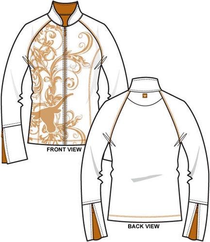 Texas Longhorns Womens Premier Yoga Fit Jacket. Free shipping.  Some exclusions apply.