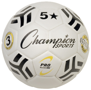Champion Sports 5 Star Pro Laminated Soccer Balls