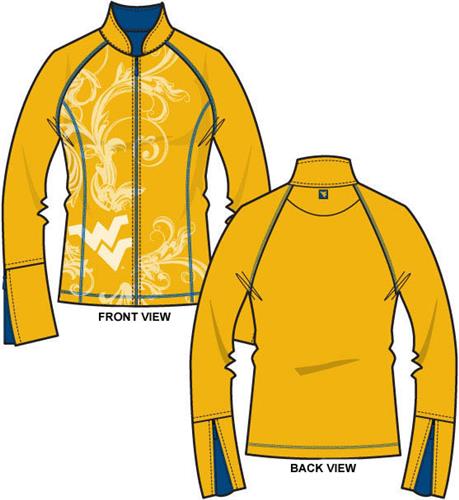 West Virginia Womens Premier Yoga Fit Jacket. Free shipping.  Some exclusions apply.