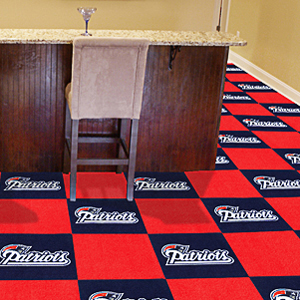 Fan Mats NFL New England Patriots Carpet Tiles