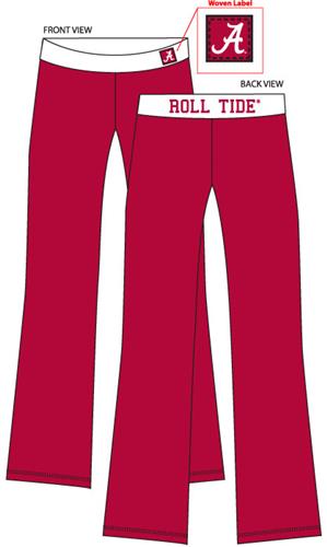 Emerson Street Alabama Womens Fit Yoga Pants. Free shipping.  Some exclusions apply.