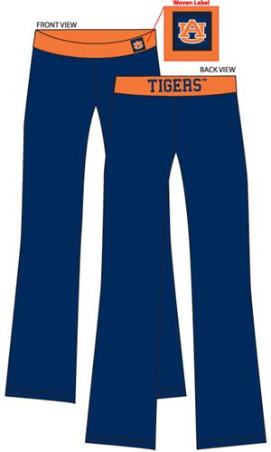 Auburn Tigers Womens Fit Yoga Pants. Free shipping.  Some exclusions apply.
