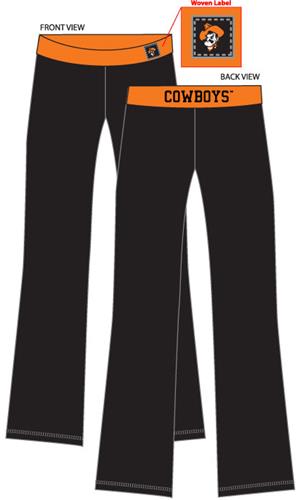 Oklahoma State Womens Fit Yoga Pants. Free shipping.  Some exclusions apply.