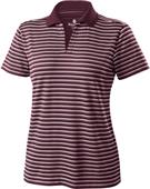 Womens Short Sleeve Helix Engineered Stripe Polo Womens Short Sleeve Helix Engineered Stripe Polo