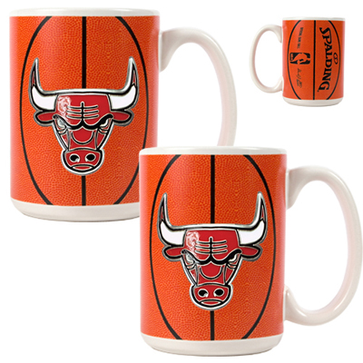 NBA Chicago Bulls Gameball Mug (Set of 2)