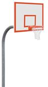 PK6015 Heavy-Duty Gooseneck Basketball Goal Pkg