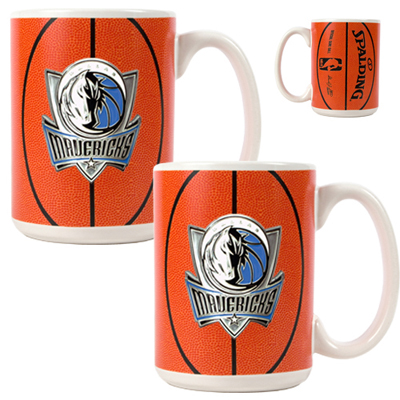 NBA Dallas Mavericks Gameball Mug (Set of 2)