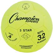 Champion Sports Three Star Indoor Soccer Balls