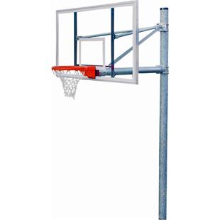 PK6091 Heavy-Duty Straight Basketball Goal Package