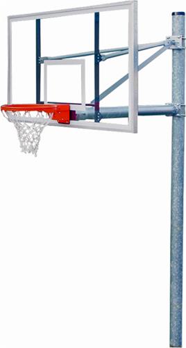 PK6091 Heavy-Duty Straight Basketball Goal Package. Free shipping.  Some exclusions apply.