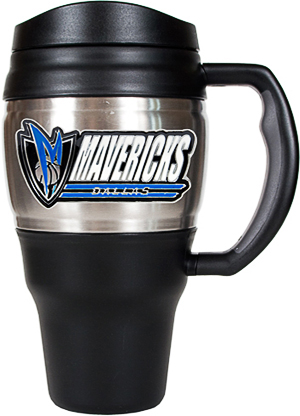 NBA Dallas Maveric Stainless Steel 20oz Travel Mug