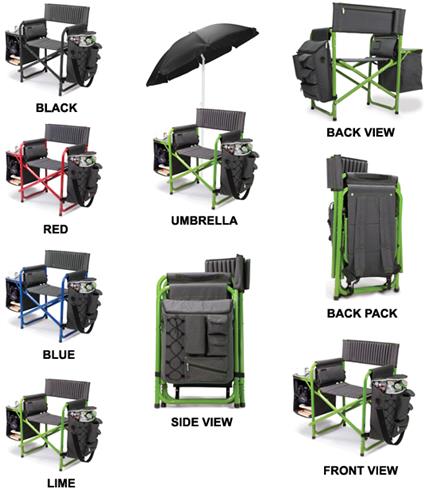Picnic Time Folding Fusion Chair with Straps. Free shipping.  Some exclusions apply.