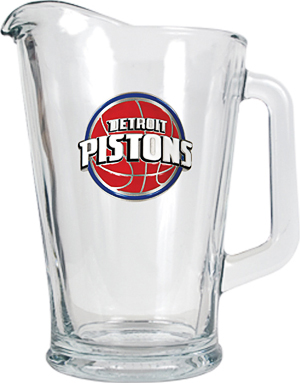 NBA Detroit Pistons 1/2 Gallon Glass Pitcher